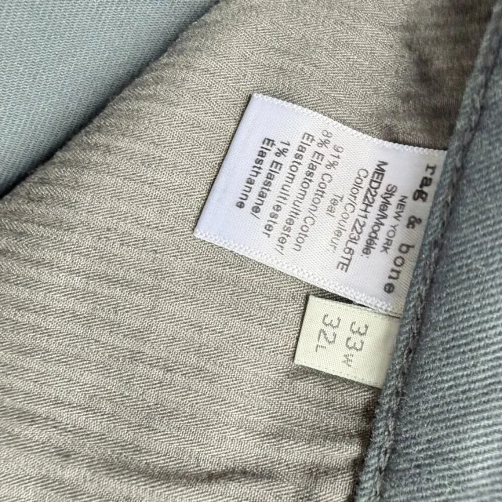 Rag & Bone Fit 2 Slim Jeans Aero Stretch Men’s Size 33x32 N75